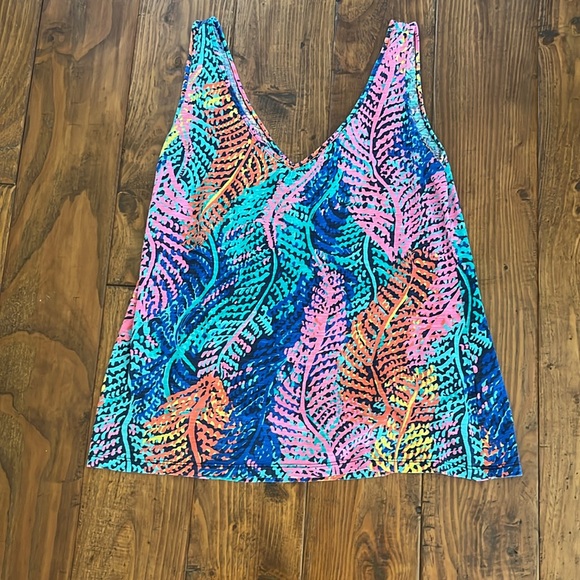Four Lilly Pulitzer cotton tank top size small - Picture 2 of 10